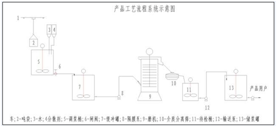 工藝流程示意圖