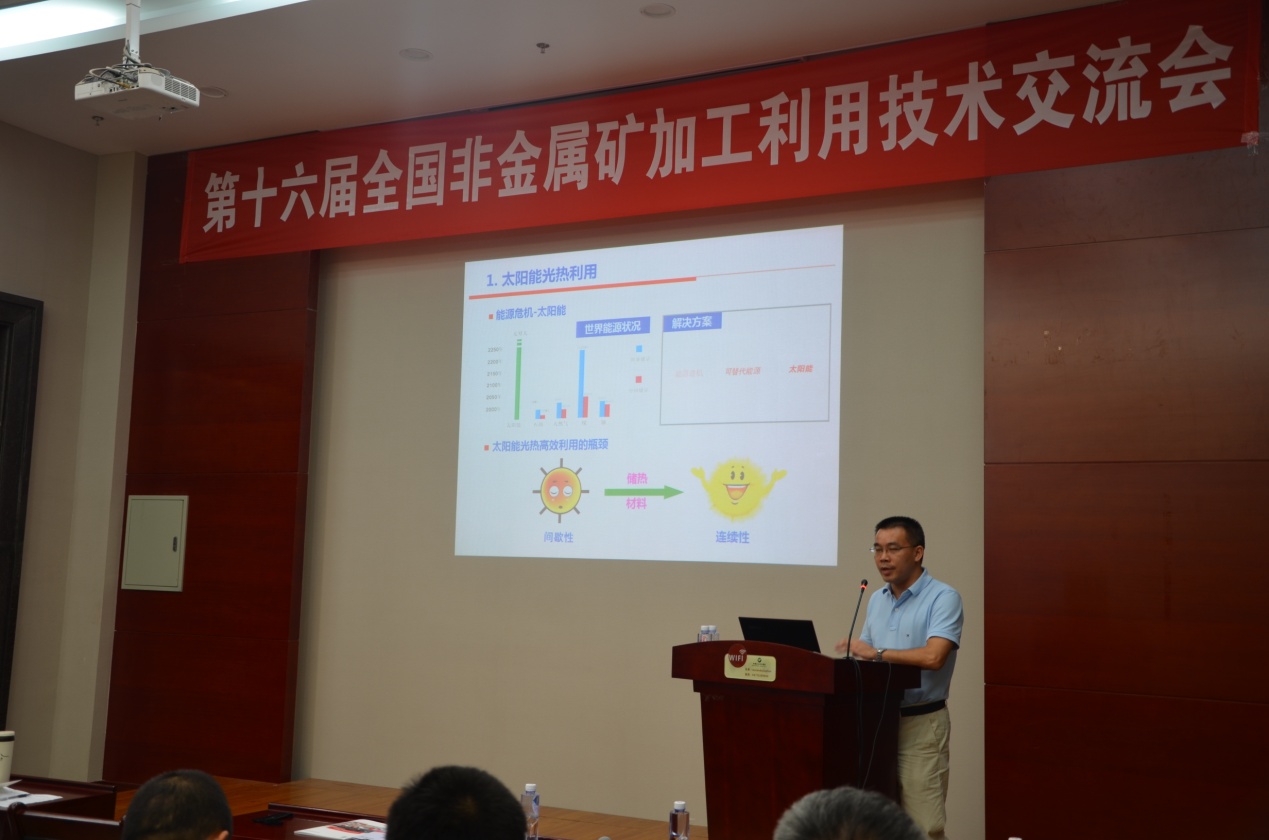 中南大學(xué)楊華明教授在做報告
