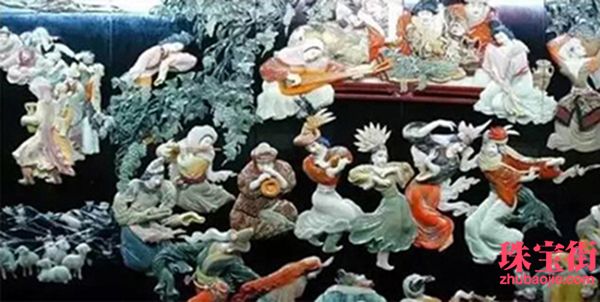 用料30噸玉石，雕成重達10噸的絲綢之路PK清明上河圖