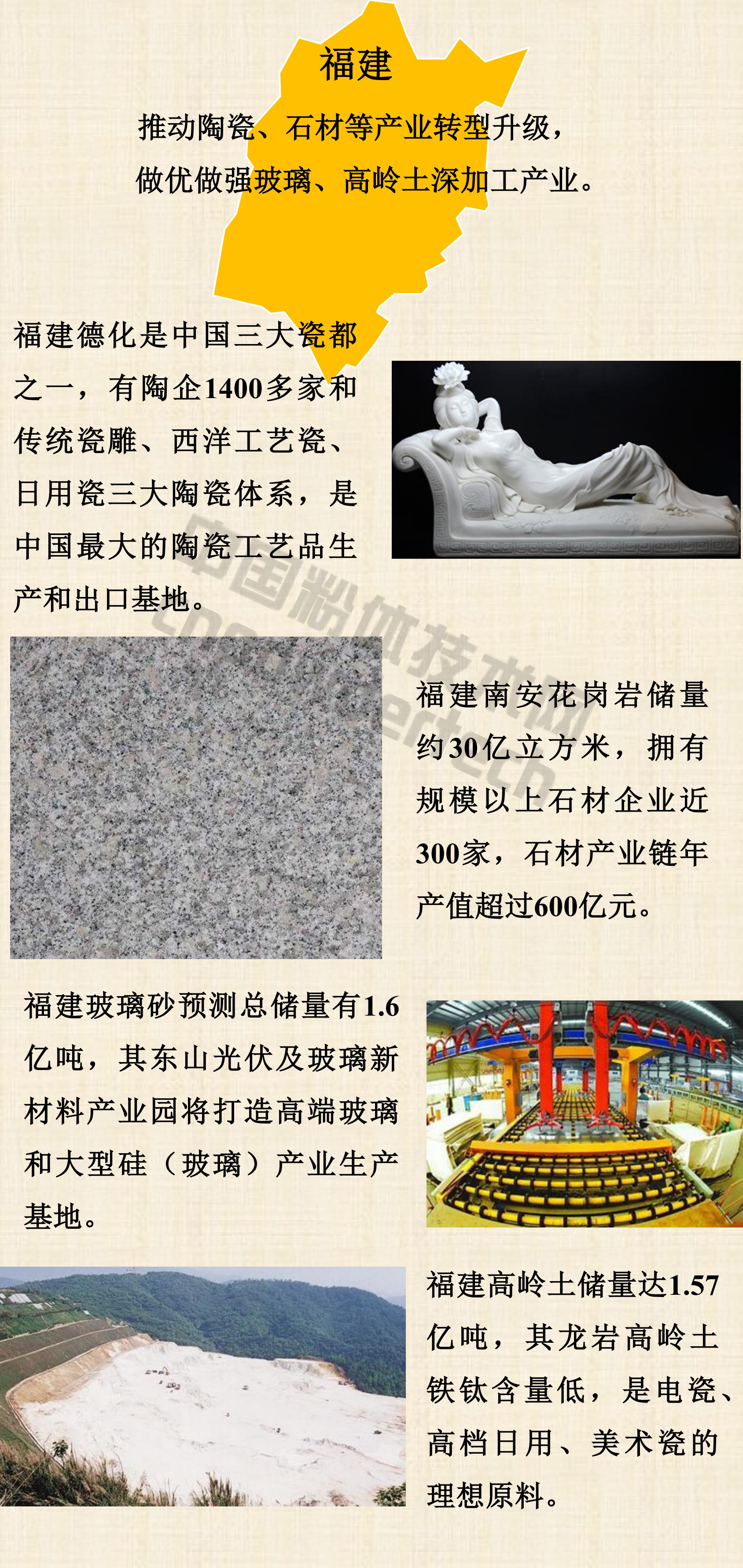 1分鐘了解全國區域性重點(diǎn)非金屬礦、新材料特色產(chǎn)業(yè)