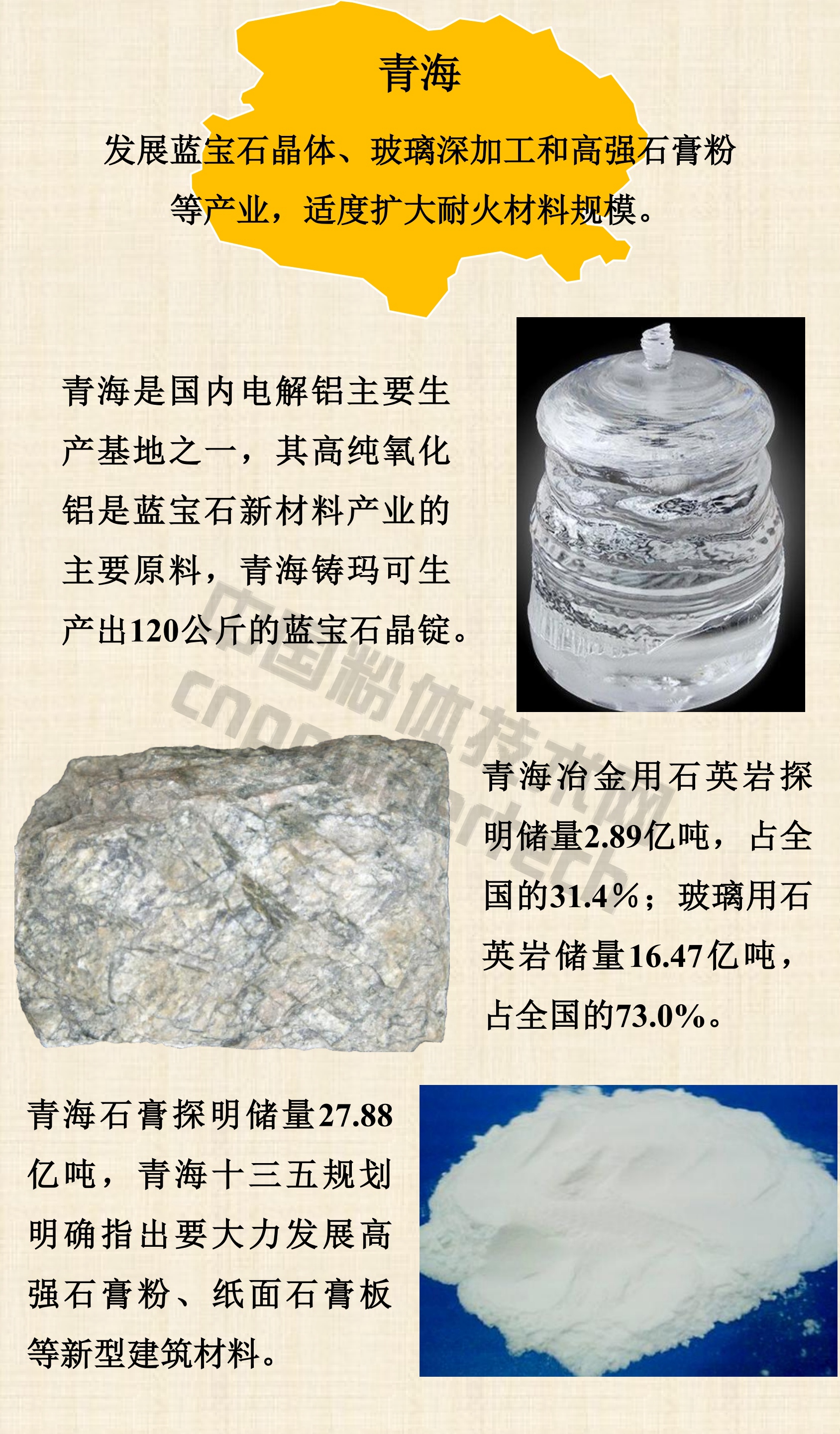 1分鐘了解全國區域性重點(diǎn)非金屬礦、新材料特色產(chǎn)業(yè)