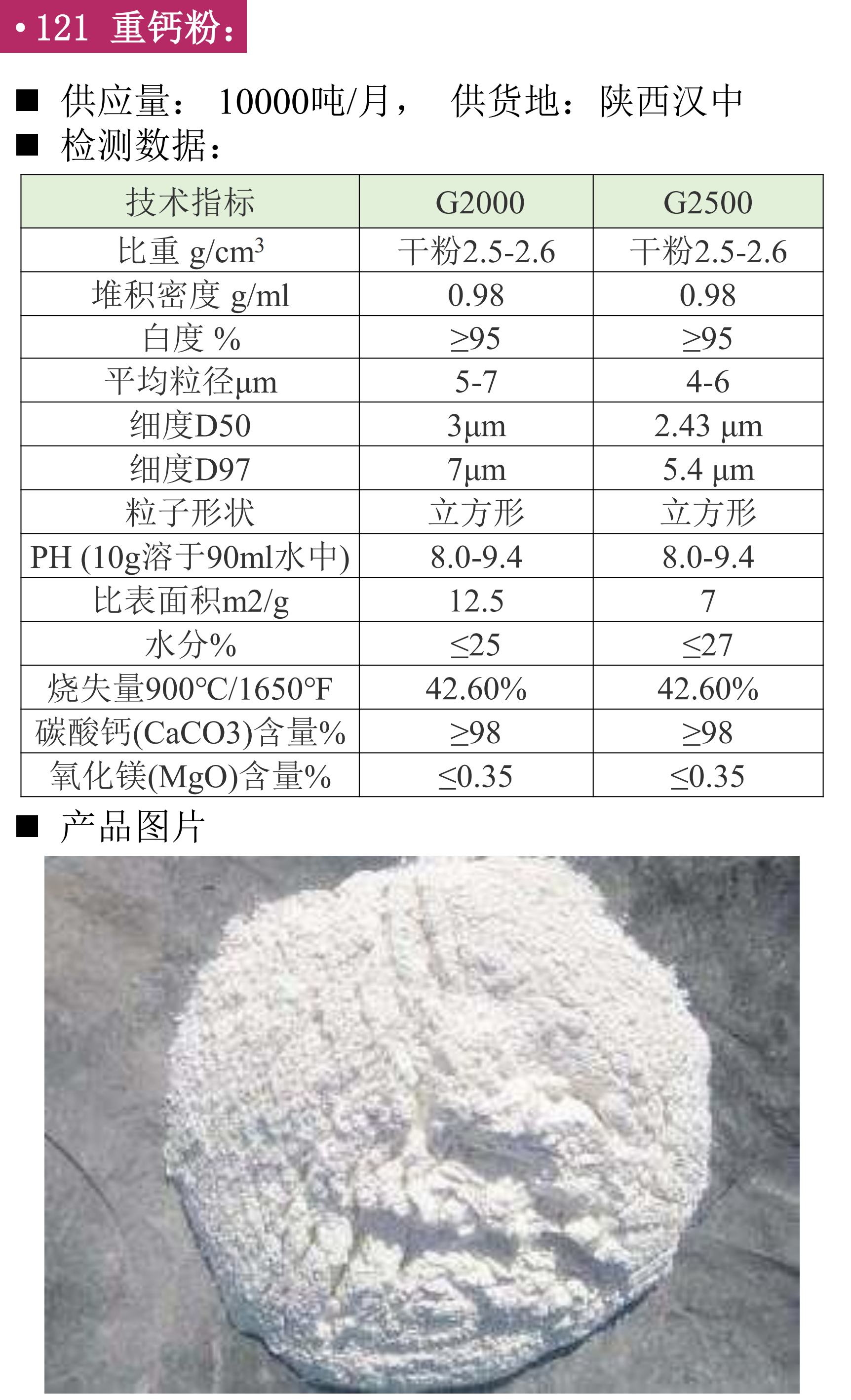 重質(zhì)碳酸鈣重鈣粉