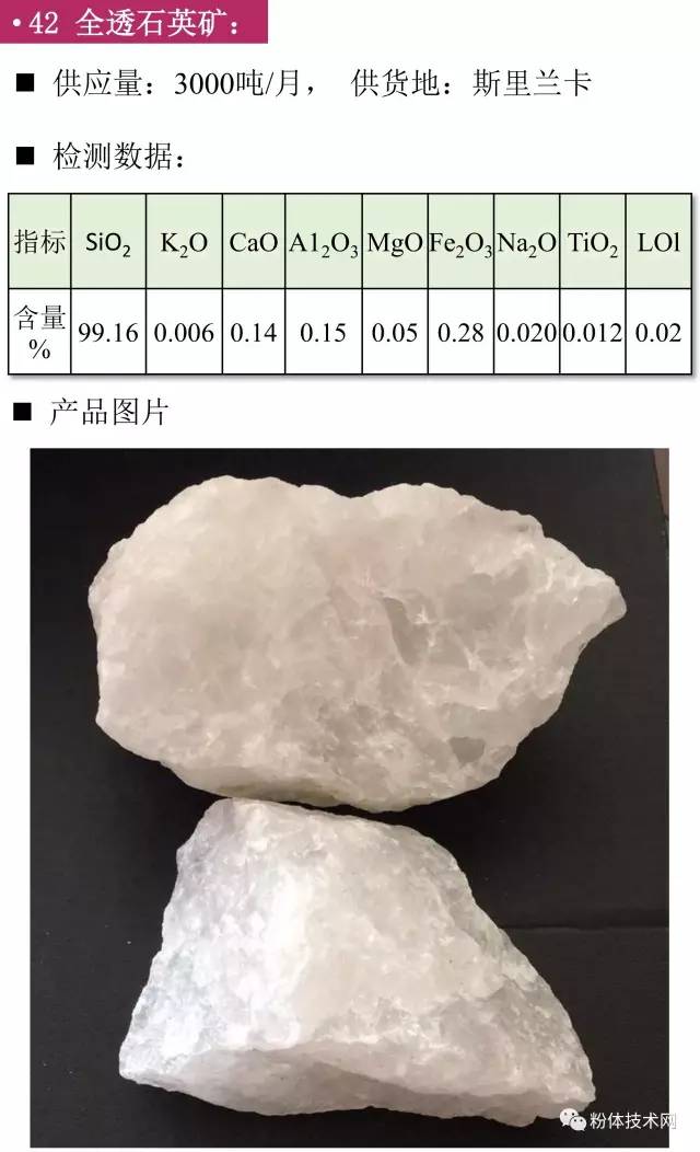 全透石英砂