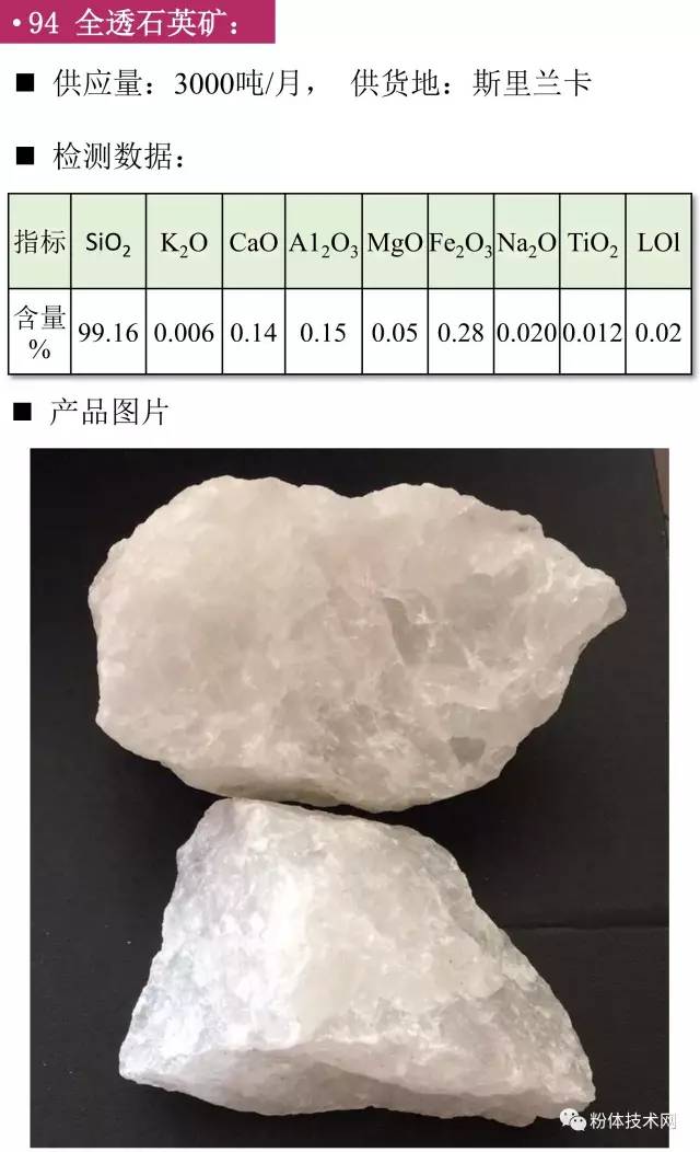 全透石英礦