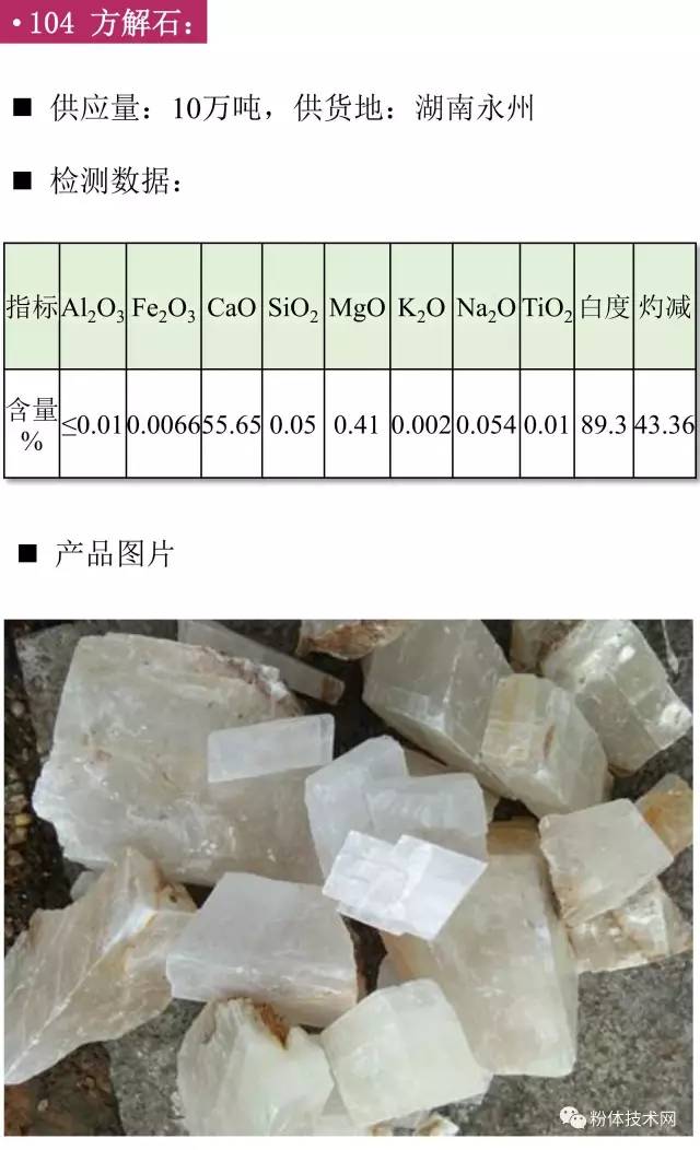 方解石價(jià)格