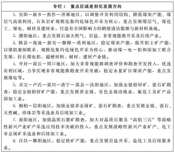 《河南省礦產(chǎn)資源總體規劃（2016-2020年）》印發(fā)，將重點(diǎn)整治小、散、亂礦山