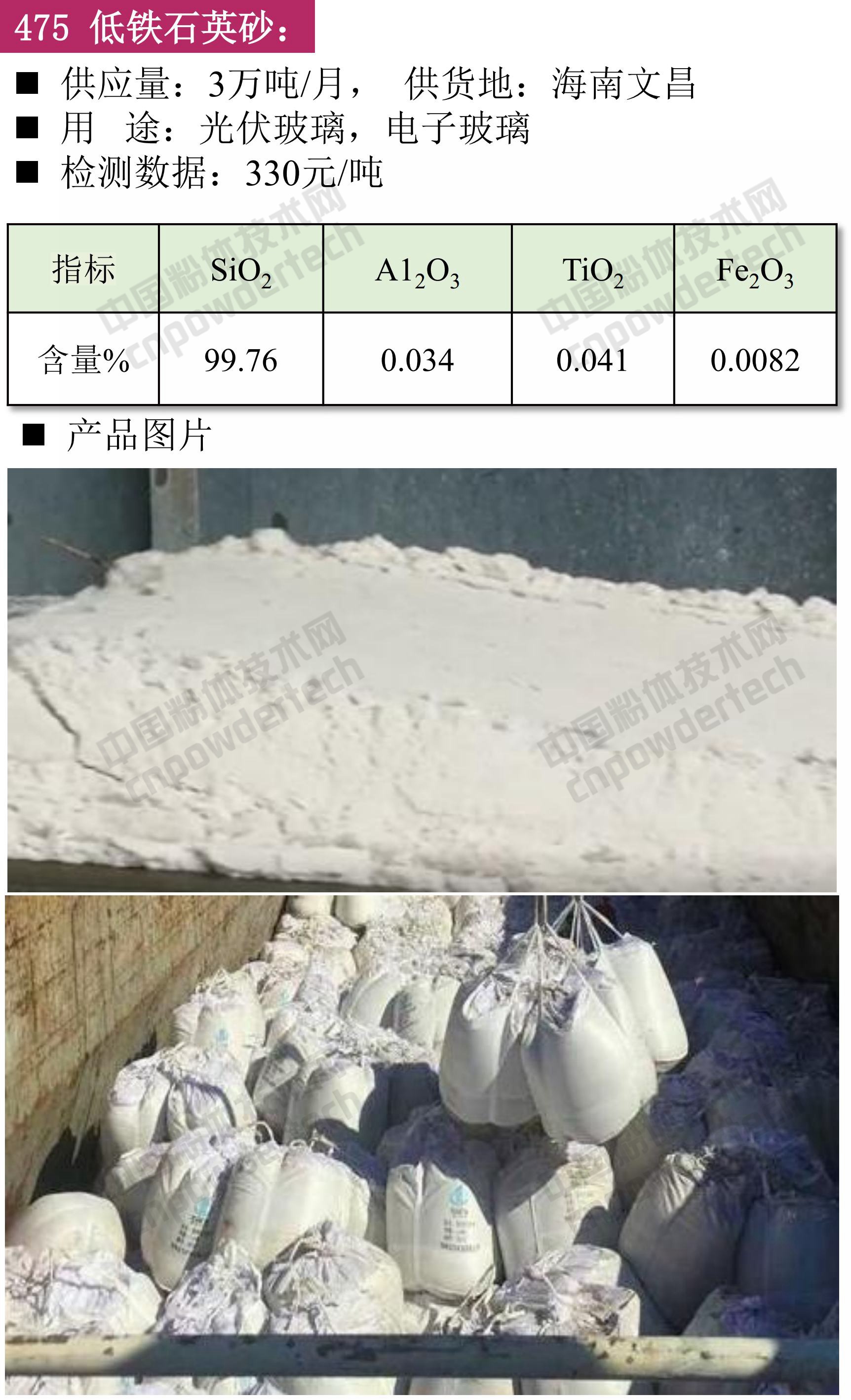 石英、高純石英砂、硅微粉