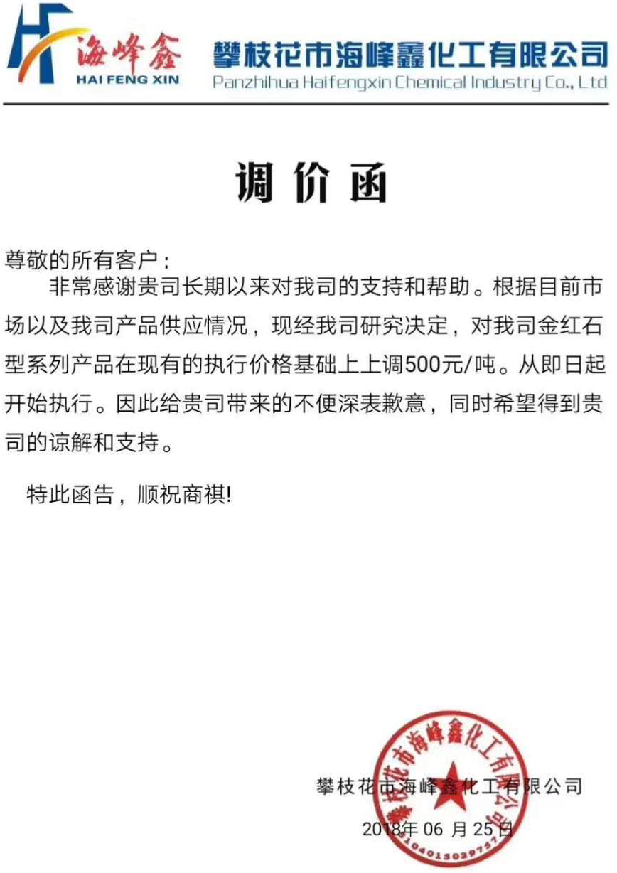 鈦白粉龍頭領(lǐng)漲，中小企業(yè)轉型升級迫在眉睫！