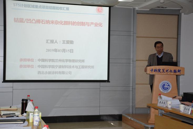 王愛(ài)勤研究員作報告