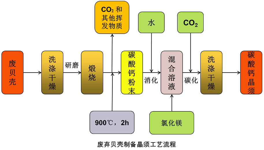 含鈣礦物及固廢制備碳酸鈣晶須技術(shù)及進(jìn)展